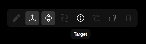 Target Button/Icon in Component Bar